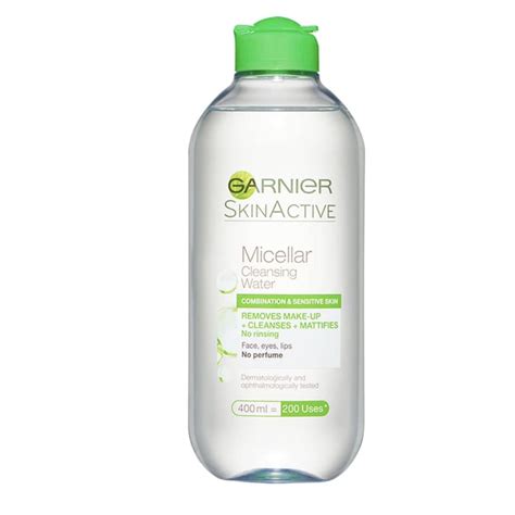Micellar cleansing water for waterproof makeup13.5fl oz. Garnier SkinActive Micellar Cleansing Water reviews ...
