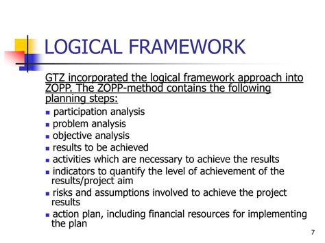 Ppt Logical Framework Powerpoint Presentation Free Download Id389435