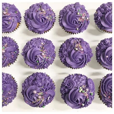 Purple Cupcakes