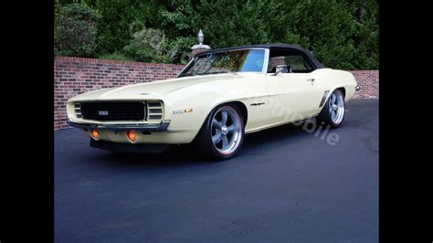 1969 Camaro Rs Convertible Butternut Yellow For Sale Old Town