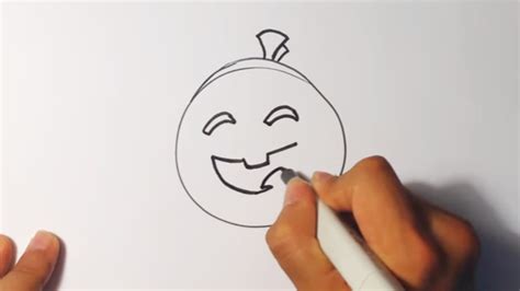 How To Draw A Cute Jack O Lantern Halloween Drawings
