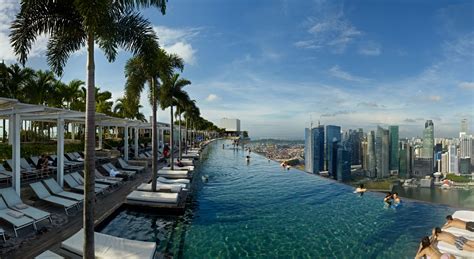I love marina bay sands hotel. Marina Bay Sands - Sky High Infinity Pool In Singapore