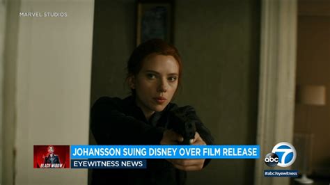 Scarlett Johansson Suing Disney Over Black Widow Streaming Release Abc7 Los Angeles