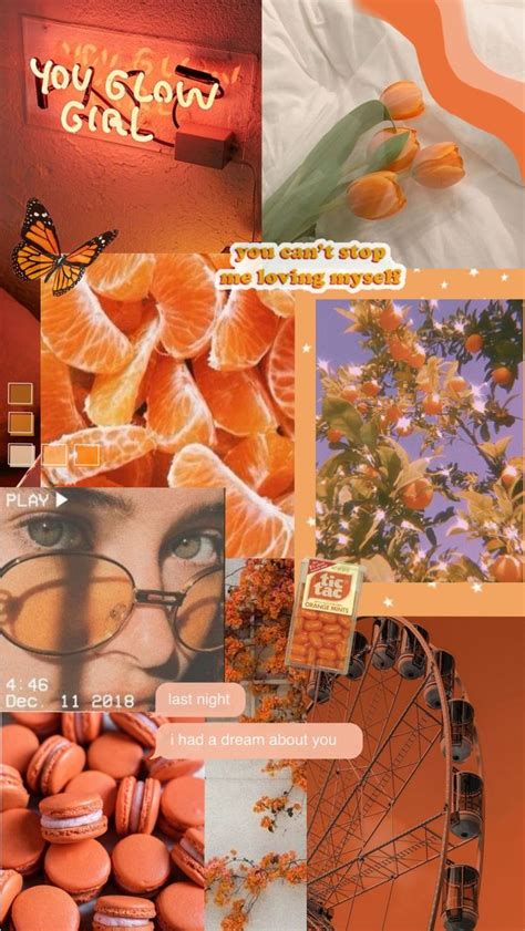 Orange Aesthetic Wallpaper🧡🦊🍑 Aesthetic Iphone Wallpaper Pretty