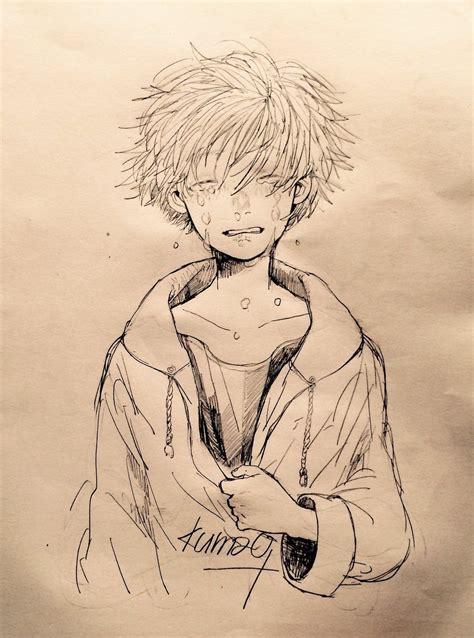Pin By Riana On Niceｲﾗｽﾄ Art Anime Male Sketch