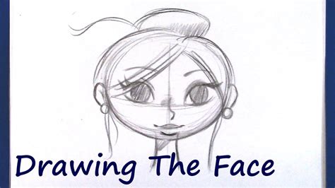 How To Draw A Cartoon Face Beginner Level Youtube