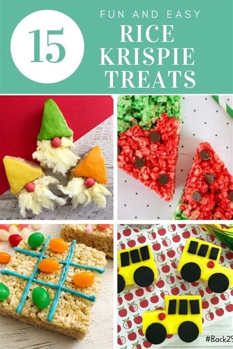 Fun And Easy Rice Krispie Treats For Kids The Three Snackateers