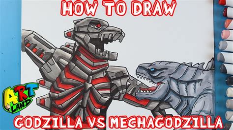 How To Draw Godzilla Vs Mechagodzilla