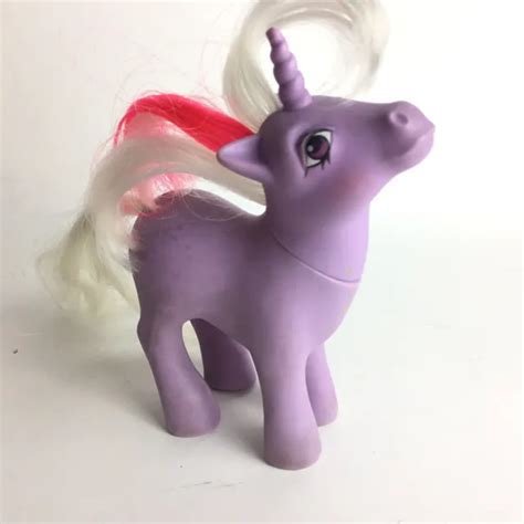Vintage My Little Pony Powder Snowflakes Pony 1984 G1 Pink Mlp Purple