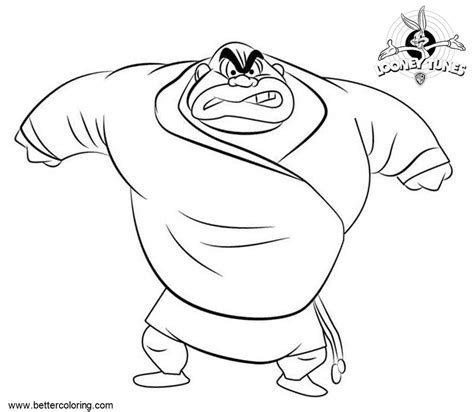 The magic school bus coloring pages. Crusher from Looney Tunes Coloring Pages - Free Printable ...