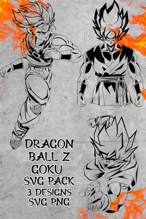 Dragon Ball Z Goku Svg Masterbundles