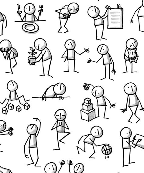 Stick Drawings Stick Figure Drawing Sketch Notes