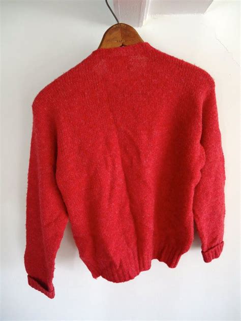 Cranberry 40s Sweater Wool Cardigan Women By Gnarlynutmeggers 4800 Sweaters Cardigans For