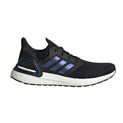 Adidas Ultra Boost 20 Mens Running Shoes Black Blue Violet Metallic