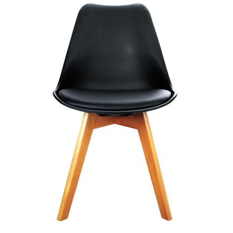 Eames Inspired Client Chairs X 2 Black Contempary Chairs Chairs