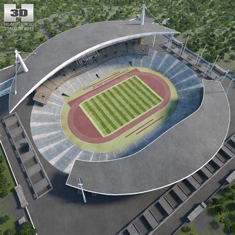 Atatürk olimpiyat stadı, located in i̇kitelli, a district in the. Ataturk Olympic Stadium 3D model - Humster3D