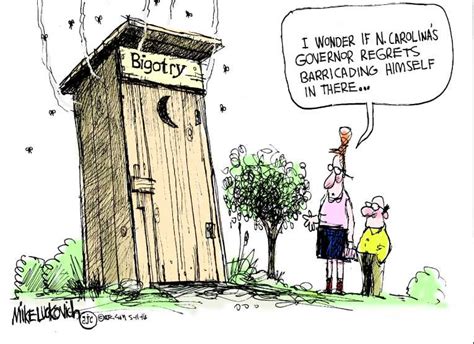 political cartoon on bathroom laws rock n carolina by mike luckovich atlanta journal