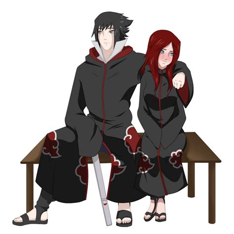 Commission For Sasusredhead Sasuke And Akari By Sharkimi On Deviantart