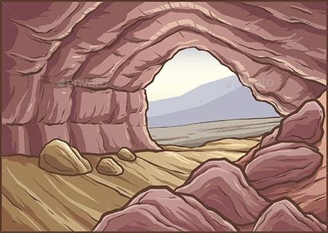 Cave Background Illustration Art Dancing Drawings Background