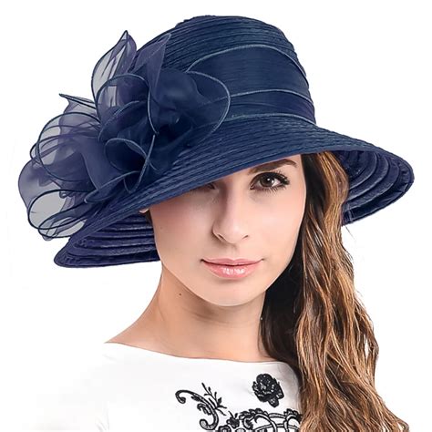 Hisshe Women Kentucky Derby Hat Ladies Church Dress Tea Party Hat For