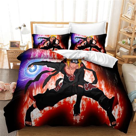 New Anime Naruto Bedding Bed Set Twin Full Queen King Size Akatsuki Itachi Kakashi Action
