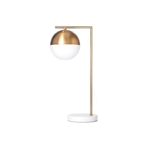 Project 62 Geneva Glass Globe With Marble Base Task Lamp Brass Lamp Globe Lamps Marble Lamp