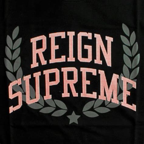 T Shirt King Apparel Reign Supreme Black