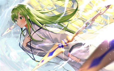 Enkidu Fategrand Order Green Hair Anime Artwork Wallpaper Anime
