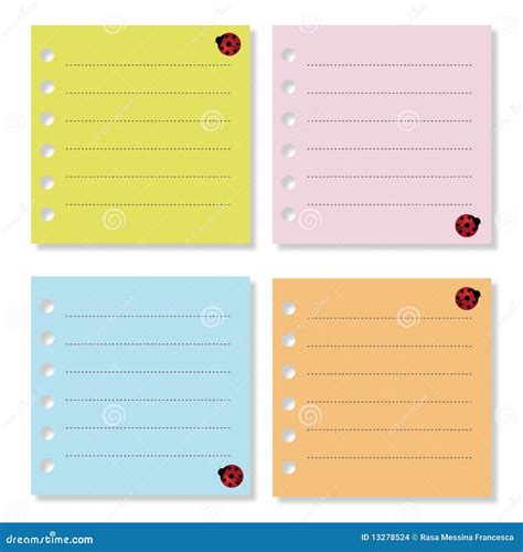 Note Paper Stock Images Image 13278524