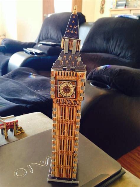 Mini 3 D Puzzle Of Big Ben 52 Pieces Big Ben Big Landmarks
