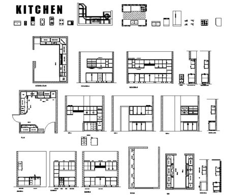 Kitchen Detail Autocad Blocks In Dwg Autocad File Cadbull