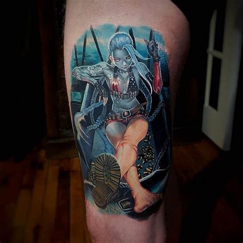 Jinx Tattoo Done By Caspertattoos To Submit Your Work Use The Tag Gamerink And Don T Forget