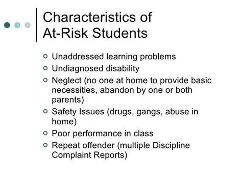 Interventions For At Risk Students Power Point