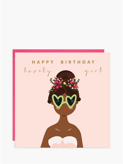 Lottie Simpson Lovely Girl Birthday Card Shopstyle