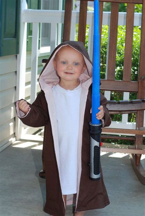Toddler Jedi Robe Costume Reversiblemade To Order By Redeyedstudio