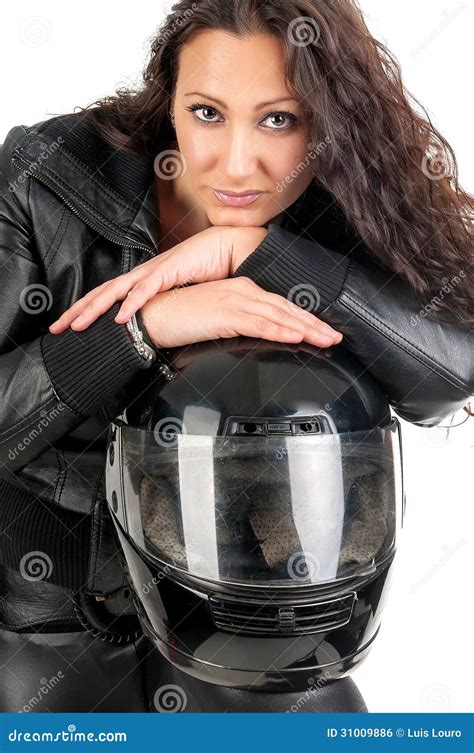 Biker Stock Photo Image Of Black Person Motor Motorbike