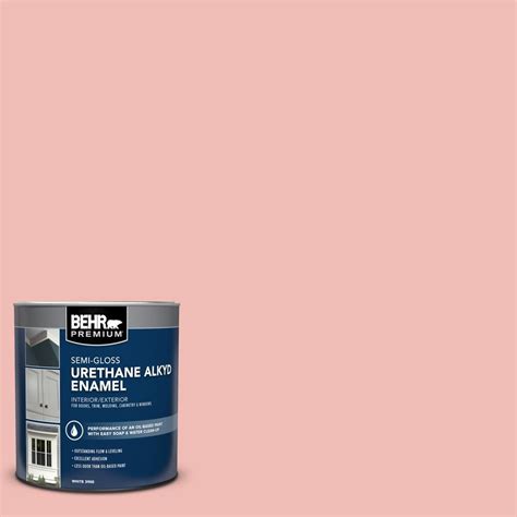 Behr Premium 1 Qt Bic 04 Pink Taffy Semi Gloss Enamel Urethane Alkyd