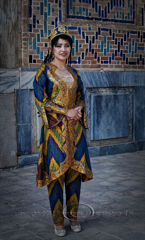 An Uzbek Bride Travel Photographs By Rosemary Sheel Traditional Dresses Fashion Colored
