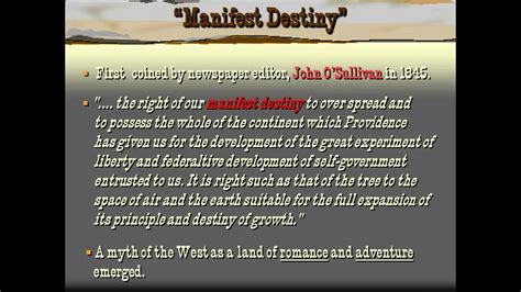 Here you find 88 meanings of the word manifest. Manifest Destiny Definition - YouTube