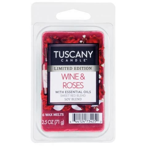 Tuscany Candle Limited Edition Wine And Roses Wax Melts 6 Pk Kroger
