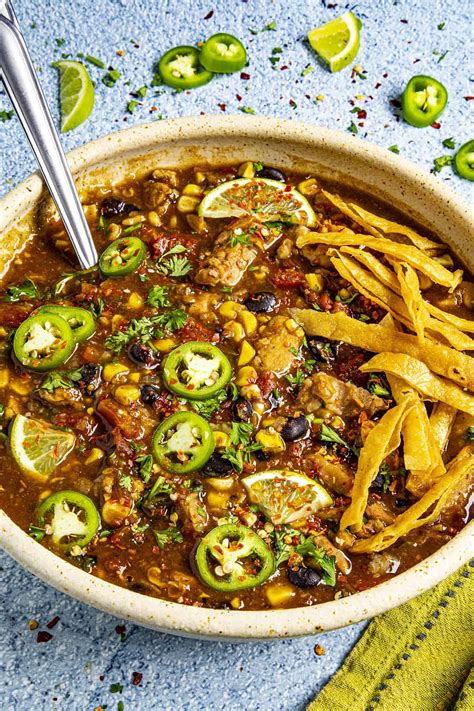 Our recipe today relies on. Chicken Tortilla Soup Recipe - Recipe - Chili Pepper Madness