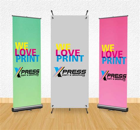 Pop Up Banner Stands Portable And Easy To Set Up Displays