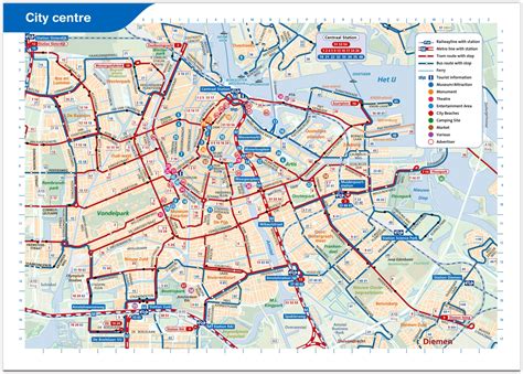 Amsterdam Public Transport Map Amsterdam Coffeeshop Tours