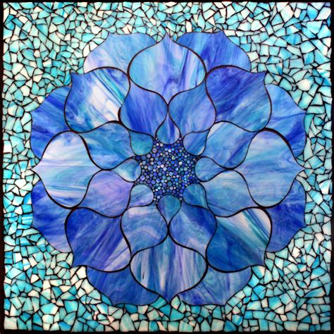 Kasia Mosaics Blue Lotus Mosaic
