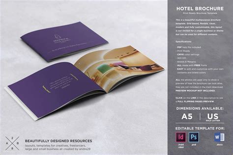 Free Template Of A Brochure Of Hotel Brochure Template Brochure