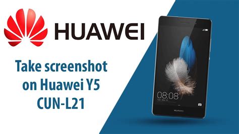 How To Take Screenshot On Huawei Y5 Cun L21 Youtube