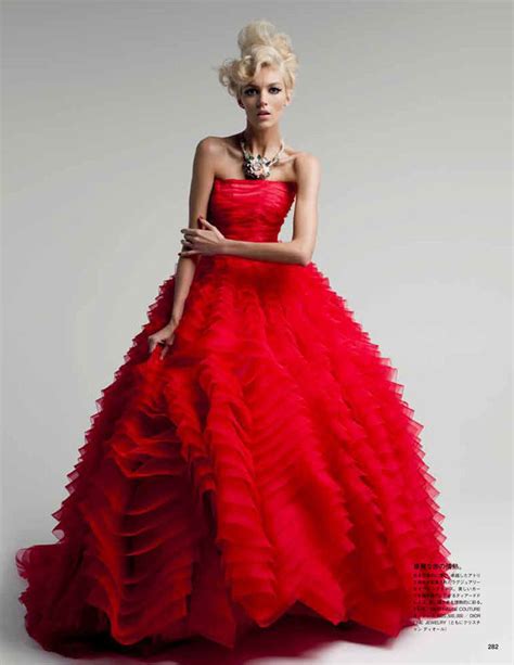 1001 Fashion Trends Anja Rubik By Patrick Demarchelier In Dior Couture