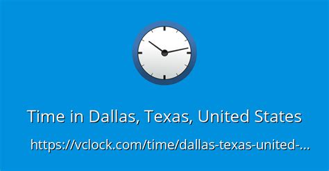 Time In Dallas Texas United States Vclock