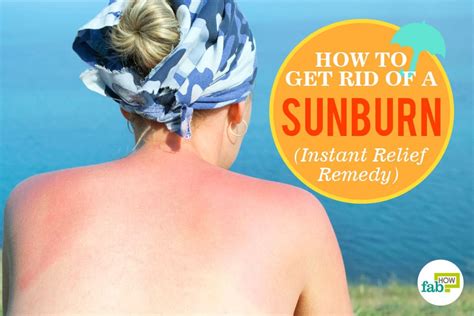 Dealing with hiccups is frustrating, so you're likely looking for a cure. How to Get Rid of a Sunburn (Instant Relief Remedy) | Fab How