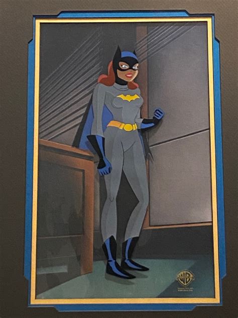 Batman The Animated Series Production Cel Of Batgirl Shadow Of The